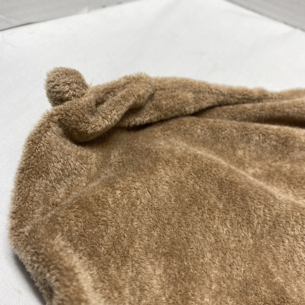 Angel Dear Brown Camel Lovey Knots Baby Security Blanket  12